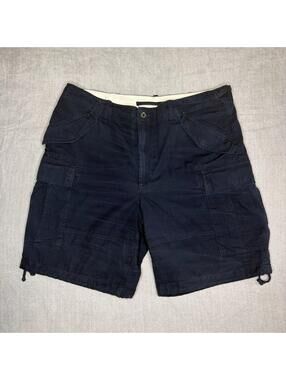 Polo Ralph Lauren 9-Inch Classic Fit Ripstop Cargo Shorts 36 Navy Cinch Fade